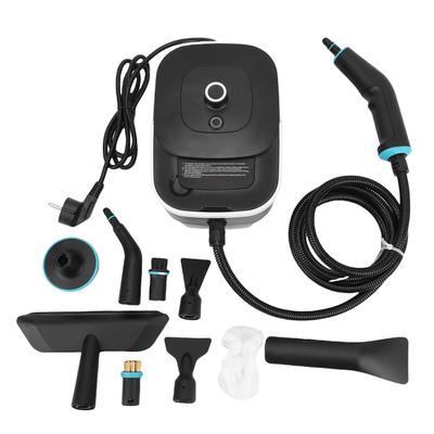 Nettoyeur à vapeur pressurisé portable 1250ML Machine de nettoyage à vapeur 6 niveaux Haute pression 4 bars avec tuyau de 2m pour
