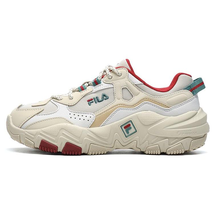 Fila Predator 2 Versatile Comfortable Leather Low-Top Running Shoes Women Sneaker Light-Gray F12W232175EAN(YC)