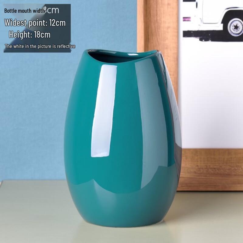 Emerald Green Ceramic Vase Set