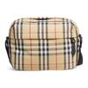 Burberry Adjustable Shoulder Strap Check Nylon Crossbody Bag Men Bags Beige 8084111