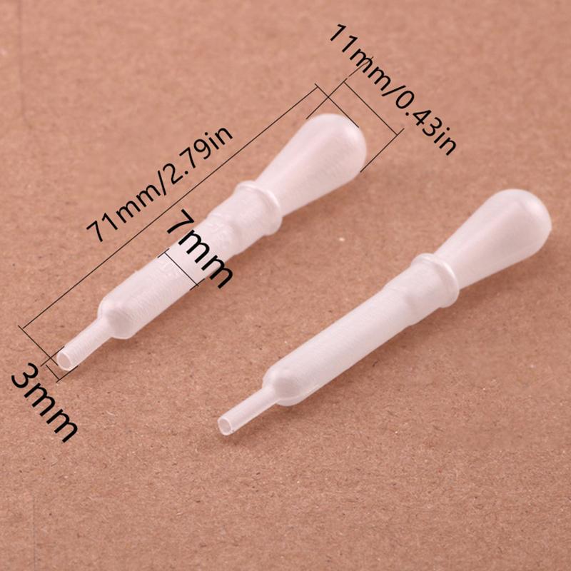5/10Pcs Plastic Disposable Pipette Transfer Graduated Pipettes Liquid Dropper For Ear Eye Essential Oils Alcohol Paint Lab