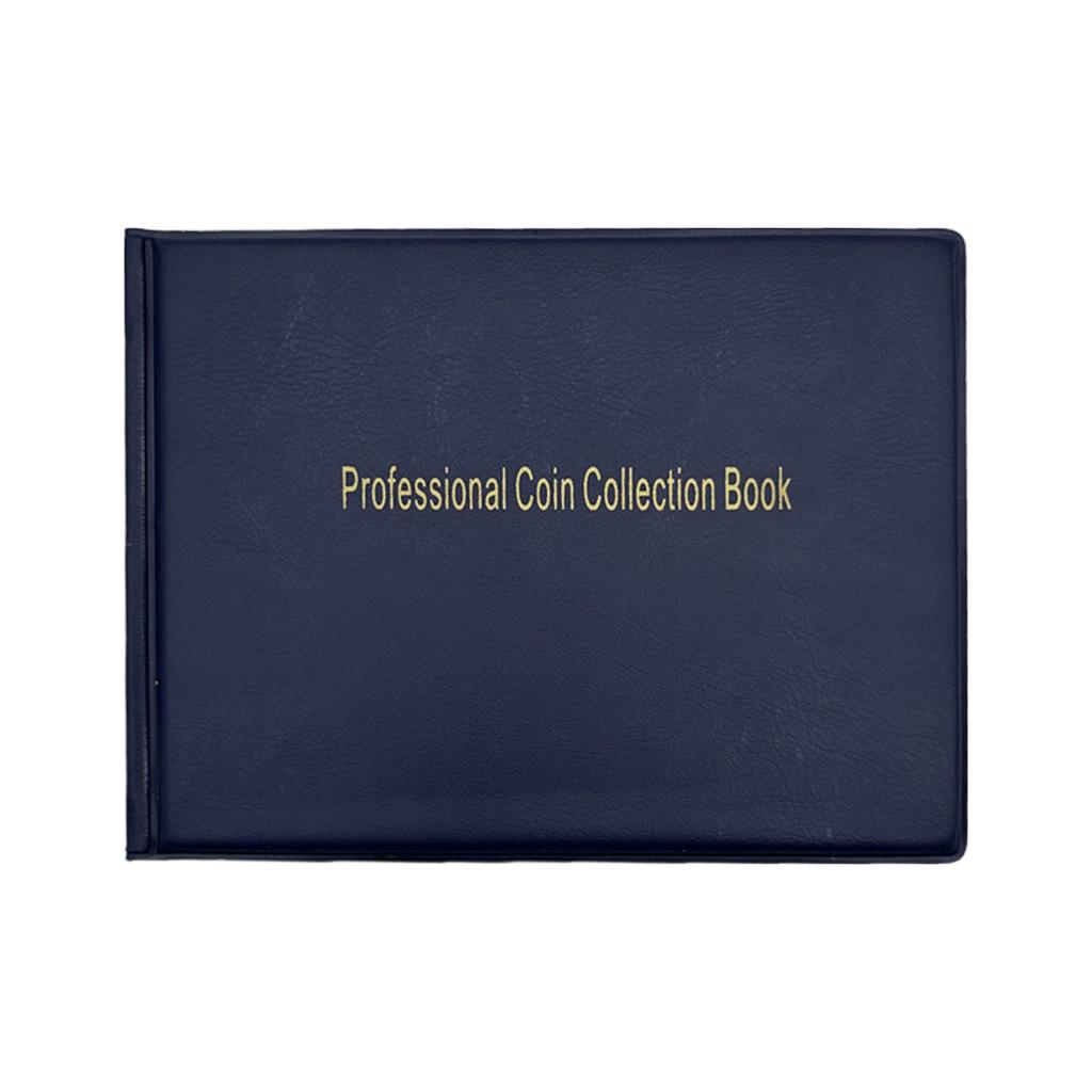 240 Coin Collection Album for Ancient Coin Currency Collection Supplies with Protective Cover Vintage Coin Storage Album