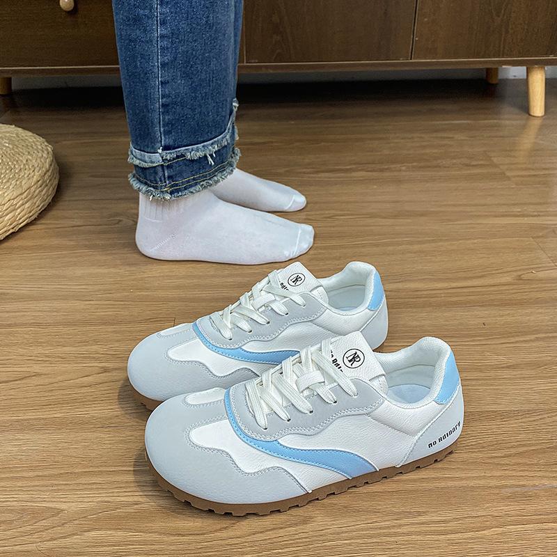 Student lightweight little white shoes women's spring new flat-bottomed sports casual shoes versatile soft sole