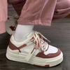 Ins Style Trendy Niche Dicke Sohle Big Head Schuhe Retro Peplum Atmungsaktive Anti-Geruch Anti-Rutsch Tragbare Low-Top-Sneaker