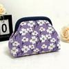 Knitted bag, striped clutch bag, women's flying woven clouds, versatile temperament, portable cosmetic bag, large capacity