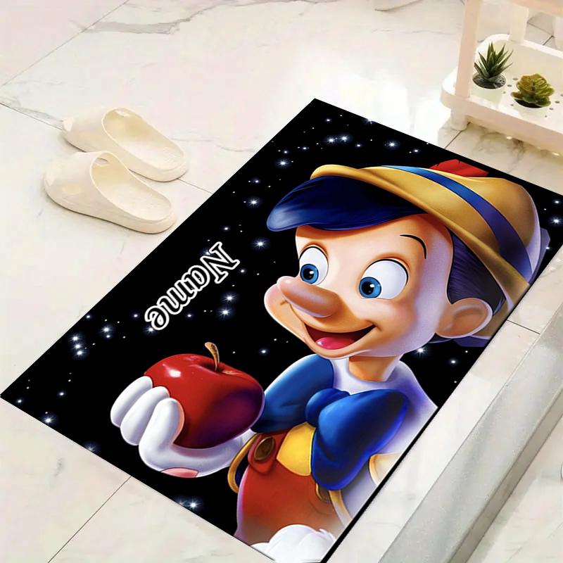 Custom 1Pc Pinocchio'S Apple Adventure Rug Office Carpet Indoor Outdoor Entrance Doormat Nonslip Soft And Comfortable Living Room D916156