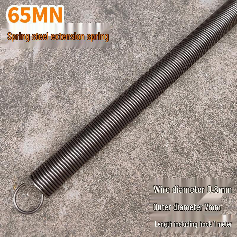 Durable Spring Steel Extension Spring with Hook, Length: Various, Tensile Strength: High, Wire Diameter: 0.5~4mm, Outer Diameter: 4~45mm