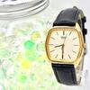 [New Battery] SEIKO Men's Watch Gold Hexagonal 6431-5100 1D0816 New Belt
