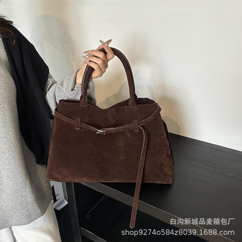 

Premium texture fashionable versatile big bag women s 2025 new trendy autumn and winter retro handbag large capacity tote bag