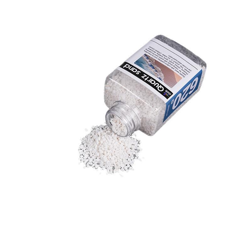 Weißer Quarzsand Acrylpigment: Feine Mineralgranulate für handgemachte Farben