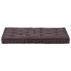 VidaXL Coussin de plancher de palette Coton 120x80x10 cm Anthracite
