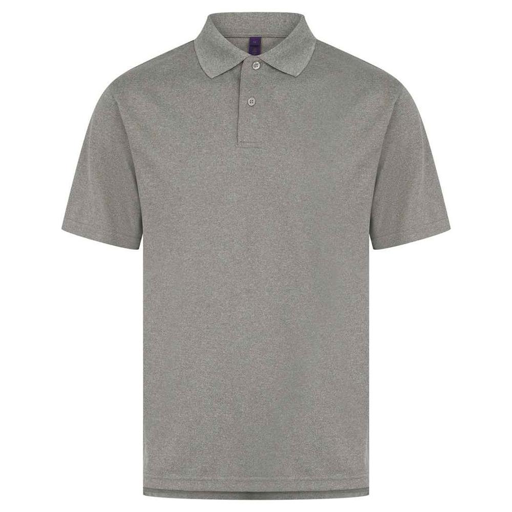 Henbury Mens CoolPlus Moisture Wicking Polo Shirt