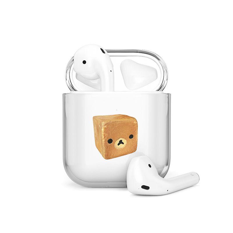 

Pine Bear for Apple Wireless Bluetooth Headset AirPods Pro Protective Case 2 Generation Shell Airpods3 Protective Case Earphone Case Fourth Generation Apple Airpods Pro tpu transparent soft shell