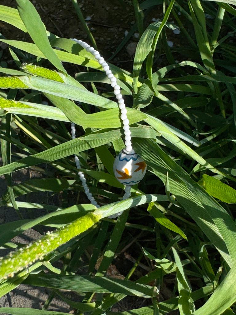 Apple Pie Order Boho Ceramic Beads Choker.(2Color)