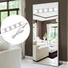 Tomshine Actress LED Mirror Lighting 5 LED Adjustable No Holes Hollywood USB Charging Cable Easy for Beauty and Bathrooms Light, Light, 3-Color +