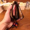Head Layer Cowhide Wallet for Men, Vintage Vintage Vintage Tanned Leather Wallet for Women, Minimalist Japanese Zipper Wallet