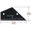 Stainless Steel Guitar Pick Ruler for Electric & Acoustic String Height and Spacing Measurement