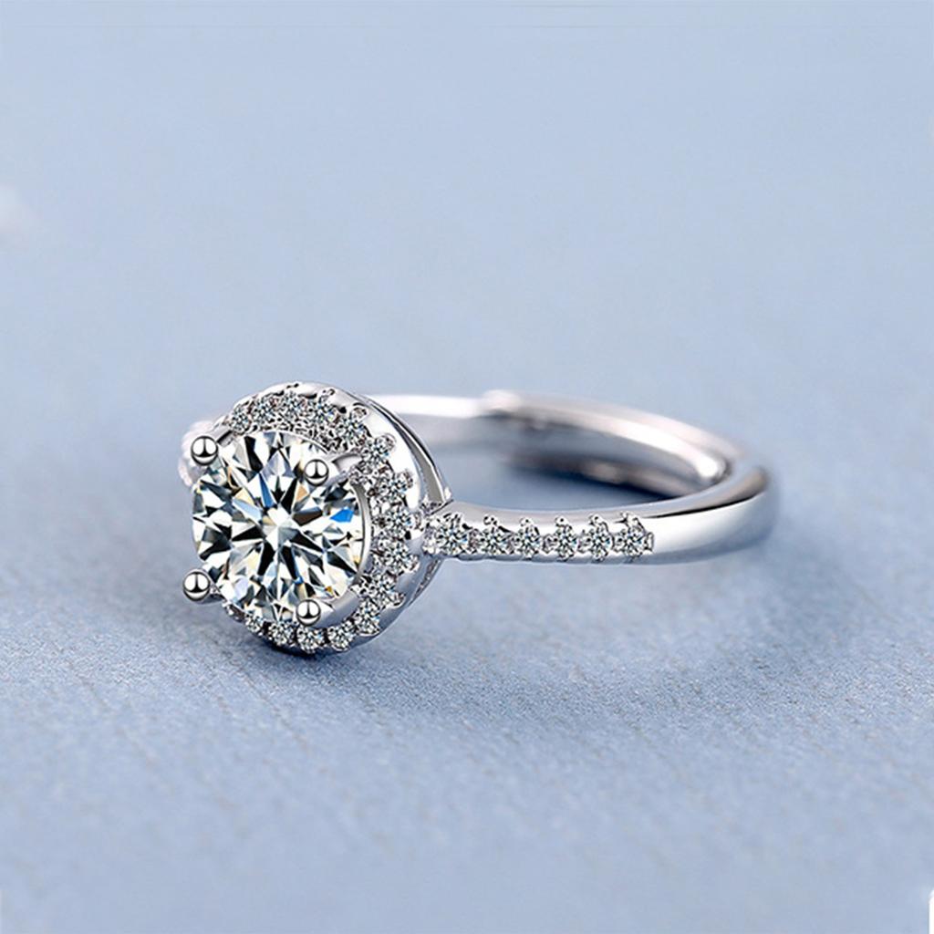 Women's Ring Flashing Zirconia Diamond Ring Fashionable And Lively Design Ring