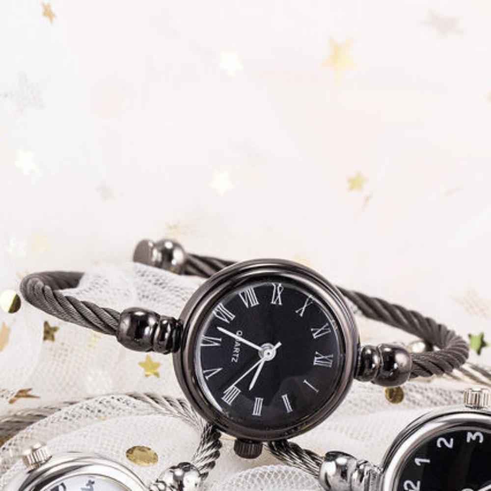 Watch Women's Open Bracelet Watch Temperament Decorative Watch Simple Niche Quartz Watch