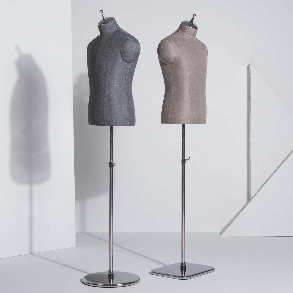Luxury Men's Suit Mannequin Display Rack for Formal Wear Stores