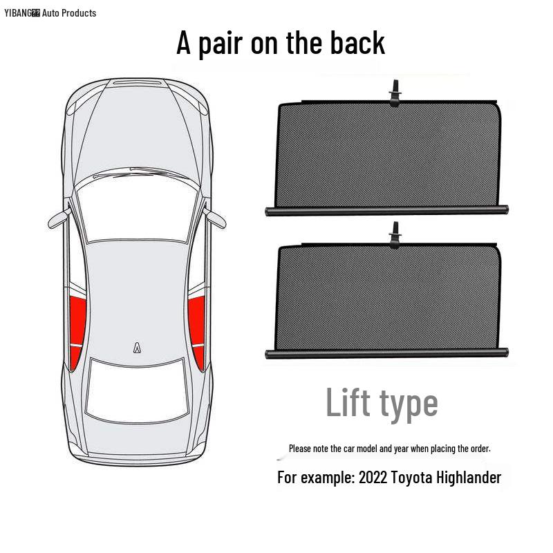 Automatic Car Window Sunshade Curtains - Heat Insulation and Sun Protection