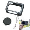 Durability Aluminum Frame for Action 6 Camera with AntiLoss Strap and Lens Cover for Outdoor Sports,Travel Video Shoot