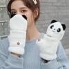 Flip Gloves Autumn Winter Gloves Apparel Accessories Cartoon Panda  Gloves Women  Flip Gloves