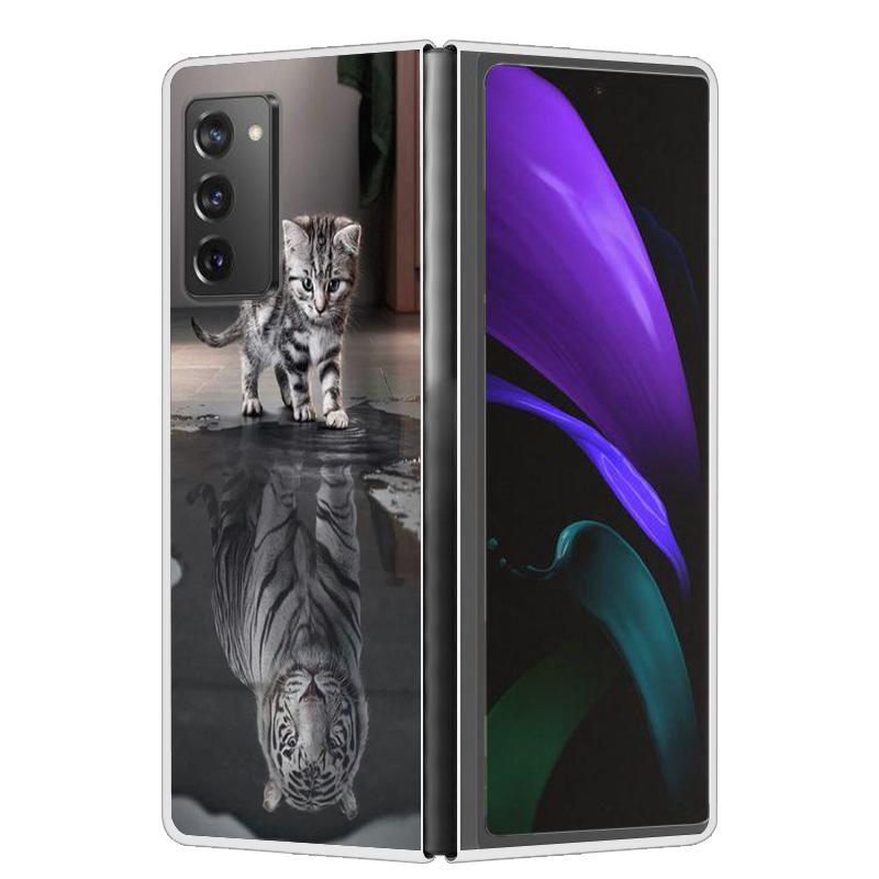 For Samsung Galaxy Z Fold2 Fold4 Fold5 Case Shockproof Hard Plastic PC Back Cover For Samsung Galaxy Z Fold 3 5 4 5G Phone Cases
