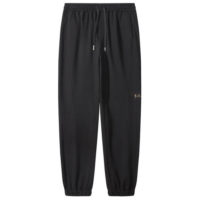 

CABBEEN Men s Winter Letter Embroidered Knit Joggers M