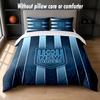 NSW Blues Design Bed Bedding Set 1 Duvet Cover + 2 Pillowcases Soft Breathable Household Bed Linens