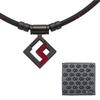 Set di asciugamani Corantotte Ufficiale Edizione Limitata Collana Magnetica SPORTS PRO MagTitan 160 (Nero x Rosso 47cm) Modello Giocatore Yuki Ishikawa