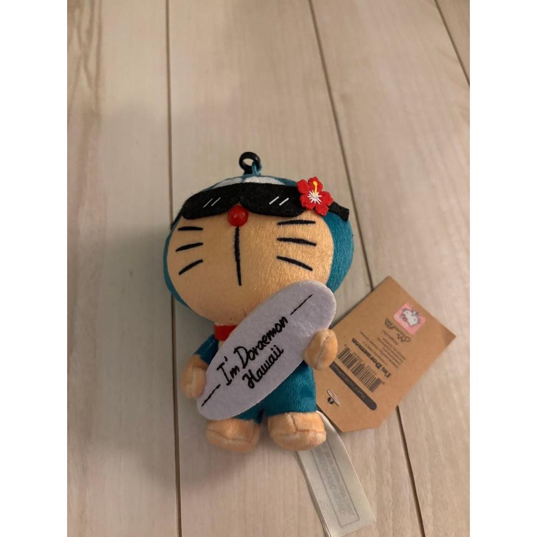 Tanned Doraemon Hawaii limited stuffed toy with tag