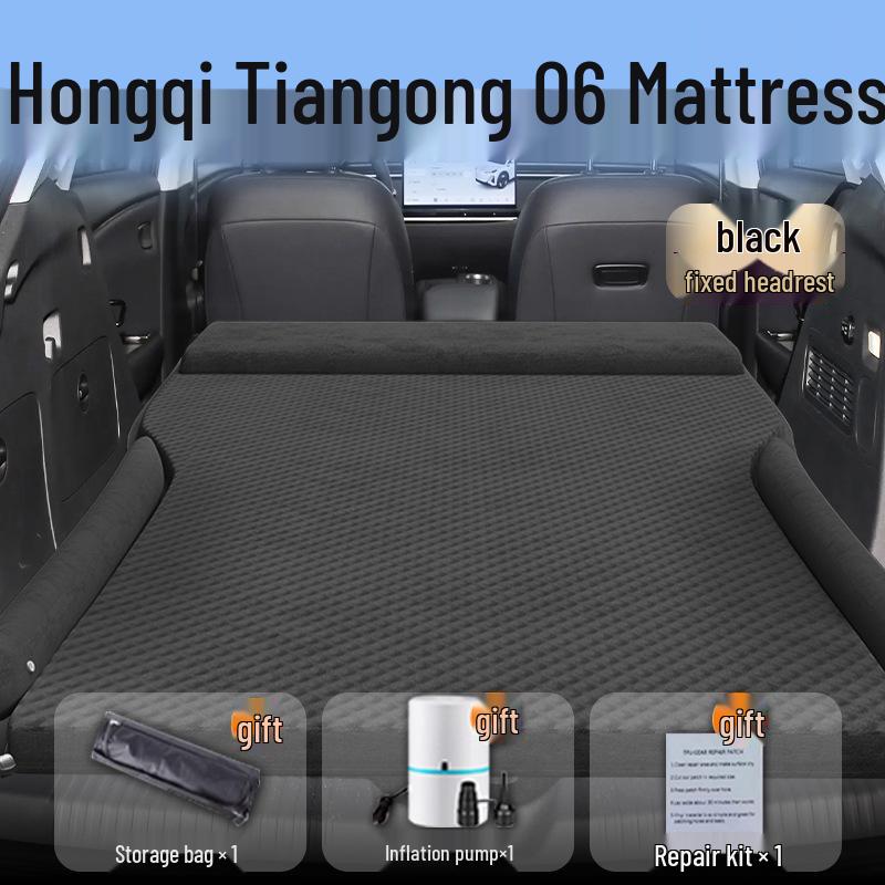 Inflatable Sleeping Pad for Hongqi Tiangong 06: Rear Seat & Trunk Air Mattress