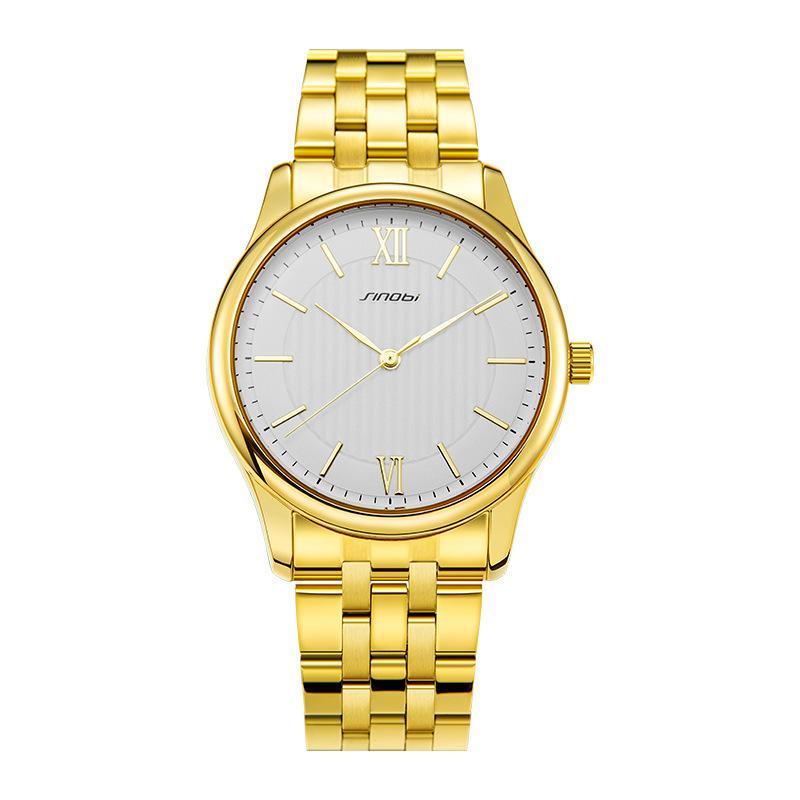 Couple Watch Business Fashion Men S Watch Women S Watch Quartz Watch Waterproof Steel Belt 9833