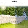 6pc 50cm*50cm Pink Cherry Blossom Artificial Plastic Privacy Fence Screen Realism Decorative Fences Garden Patio Balcony Railing