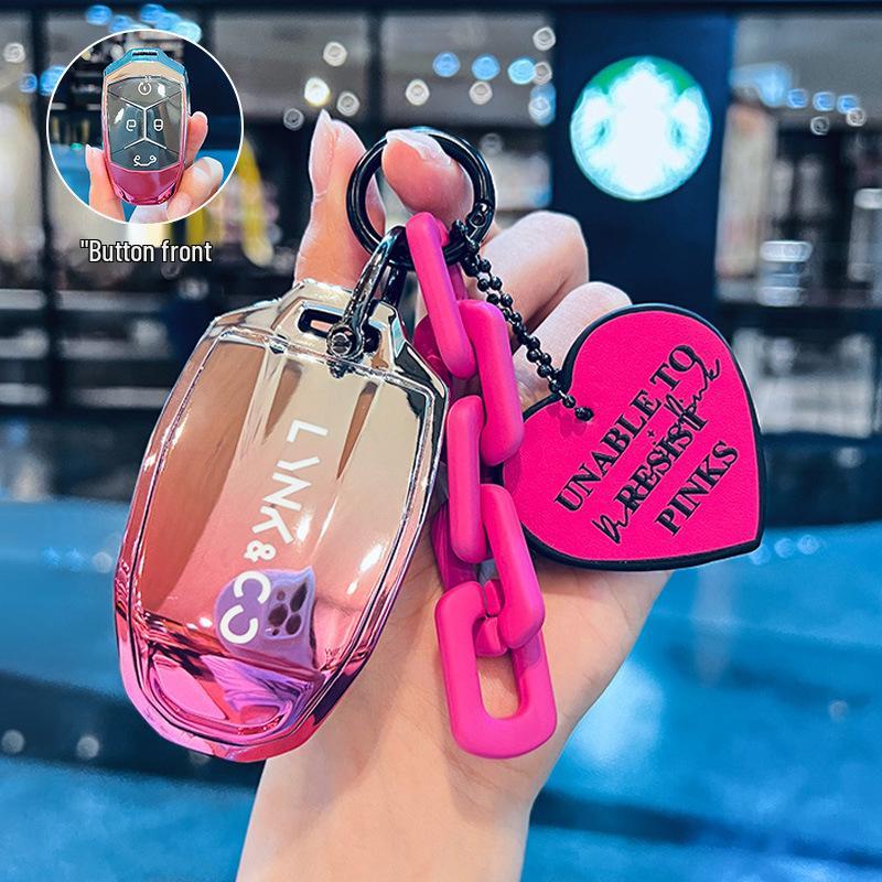 Lynk & Co Key Case: Fits 01, 03, 05, 06 Models - Men's & Women's EMP Buckle Shell Bag