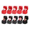 1/2/4Pcs Christmas Middle Finger In A Box Ornament Pop-up Santa Claus Reindeer Snowman Box Desktop Decoration Tricky Props Gag Prank Gift