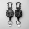Multi-functional Retractable Rebound Lure Keychain with Anti-theft Steel Wire