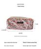 Retro Floral Corduroy Pencil Case and Makeup Bag