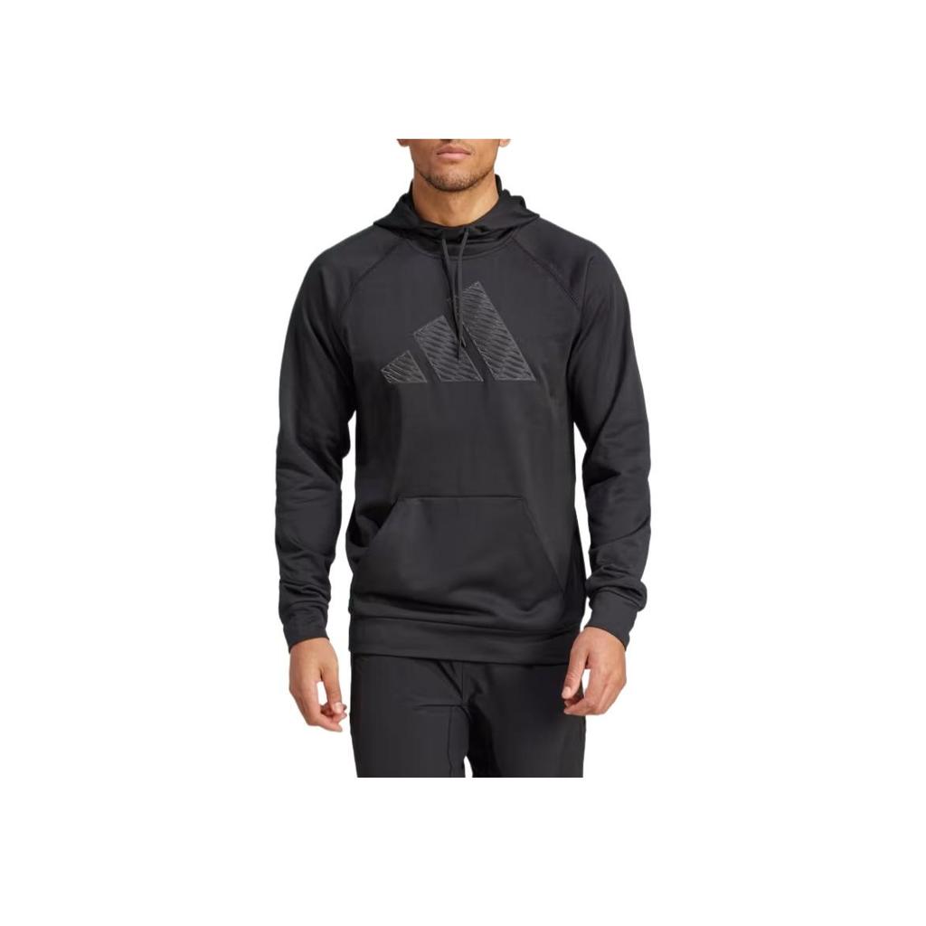 adidas Game And Go Training Hoodie Comfortable Fashion Simple Versatile Sweatshirt Men Hoodies Black IN5559