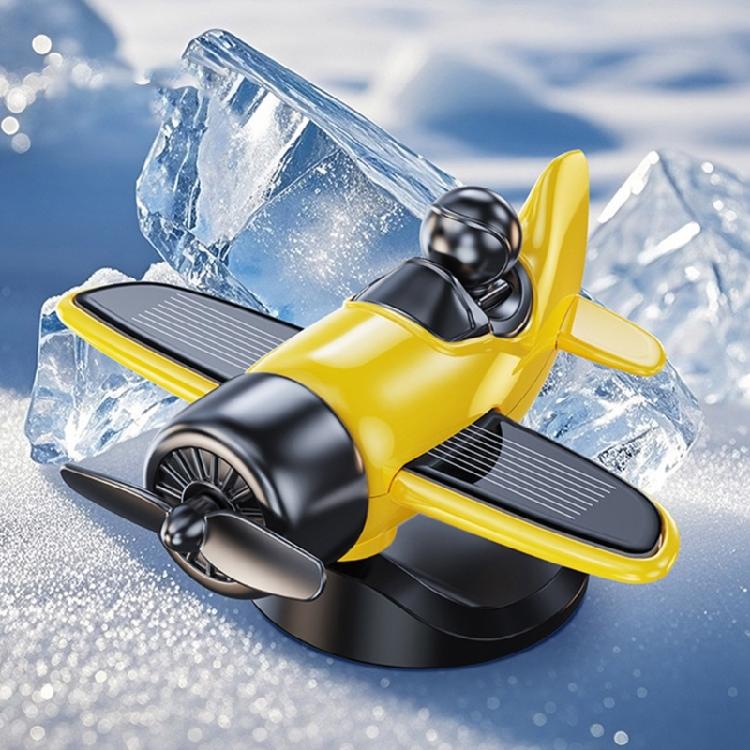 Multipurpose Solar Powered Rotating Aircraft Decors Energy Efficient Dashboard Decoration for Cars Offices Homes Present