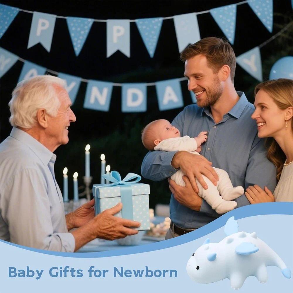 7 Colors Dragon Night Light Timer Function Touch Sensor Rechargeable Night Light Magnetic Base 3 Modes Bedside Lamp Kids Room