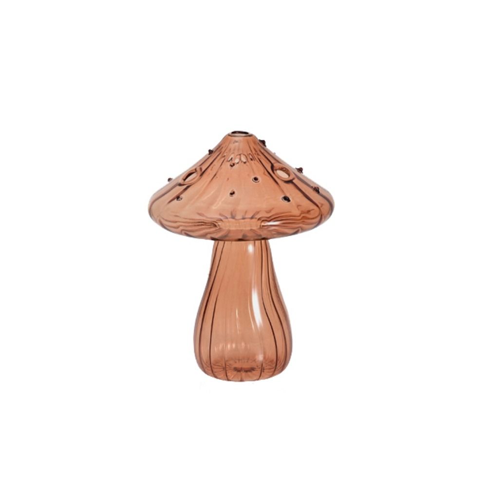 

Room Mushroom Shape for Home Decor Glass Vase Desktop Ornament Aromatherapy Bottle Flower Bottle G
