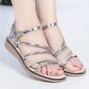 Fashion Buckles Outdoor Ladies Shoes Sales Chic and Elegant Summer 2025 Comfortable Vintage Trend Designer Low Price Vip Women's Sandals