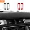 For Land Rover Range Rover Evoque 2012-2018 Real Carbon Fiber Stickers Central air vent control panel Car Accessories decorative