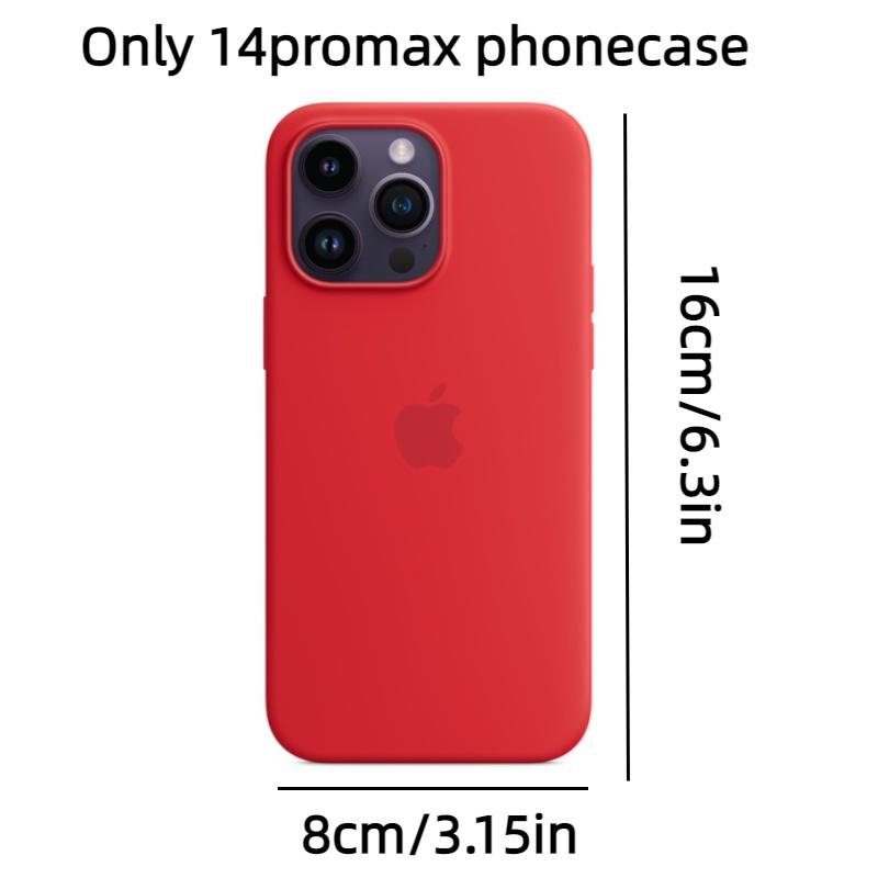 Apple 14 Чехол из жидкого силикона Полное покрытие Магнитная адсорбция Официальная защита красный