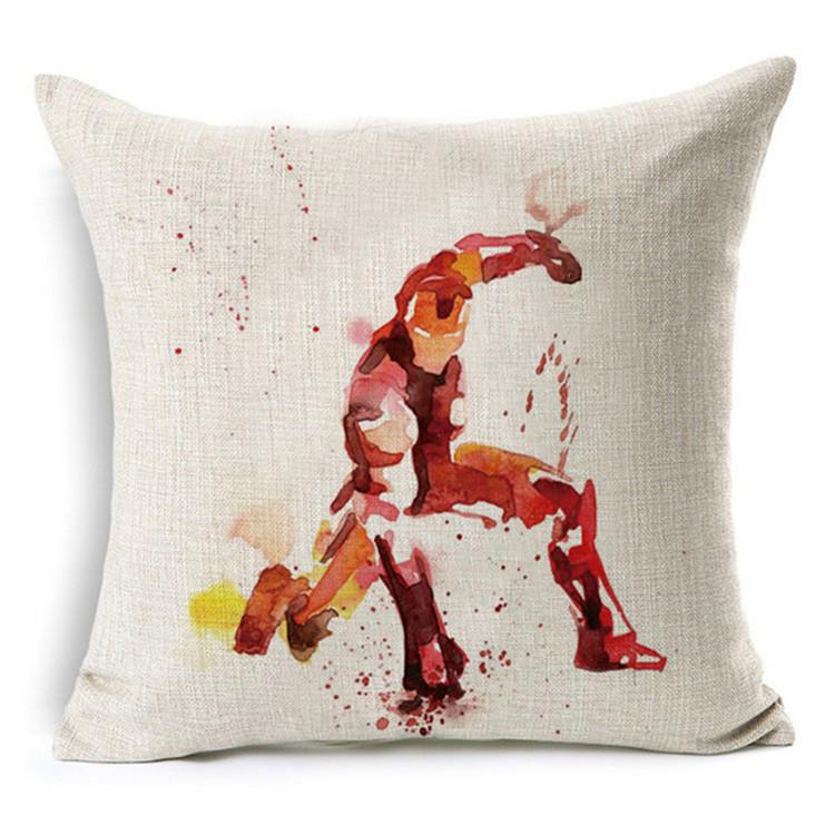 Neue Cartoon Spider-Man Serie Kissenbezug Auto Sofa Quadratisch Cartoon Animation Geschenk Kissen