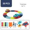 Kid Changeable Track with LED Magic Ra Car Racing Track Set Flexible Railway Assembled Roller Gift for Boy Toy 3-14 Years Old