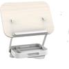 Multifunctional Rotating Tablet Stand with Storage Box: 360° Adjustable Desk Organiser for Books, Tablets & Laptops - Space-Saving Foldable Design