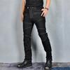 Mens Motorcycle Riding Pants JES-3 Stretchable Protective Jeans Off-Road Cycling Outdoor Use